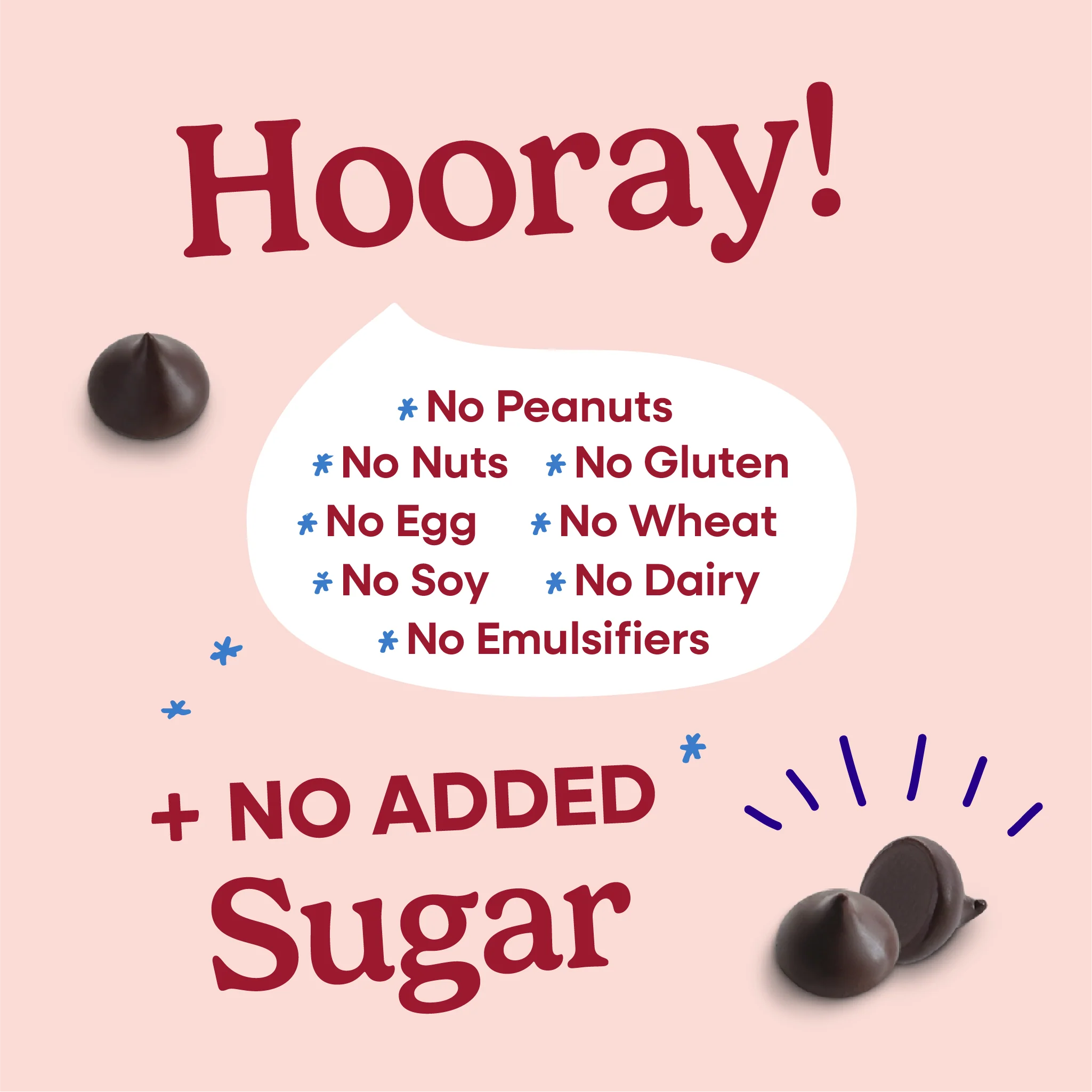 Bulk Keto Baking Chips (10 lbs) - 100% Cacao Organic Vegan Unsweetened Dark Chocolate Chips (1000 ct) - Sugar Free! - Image 3