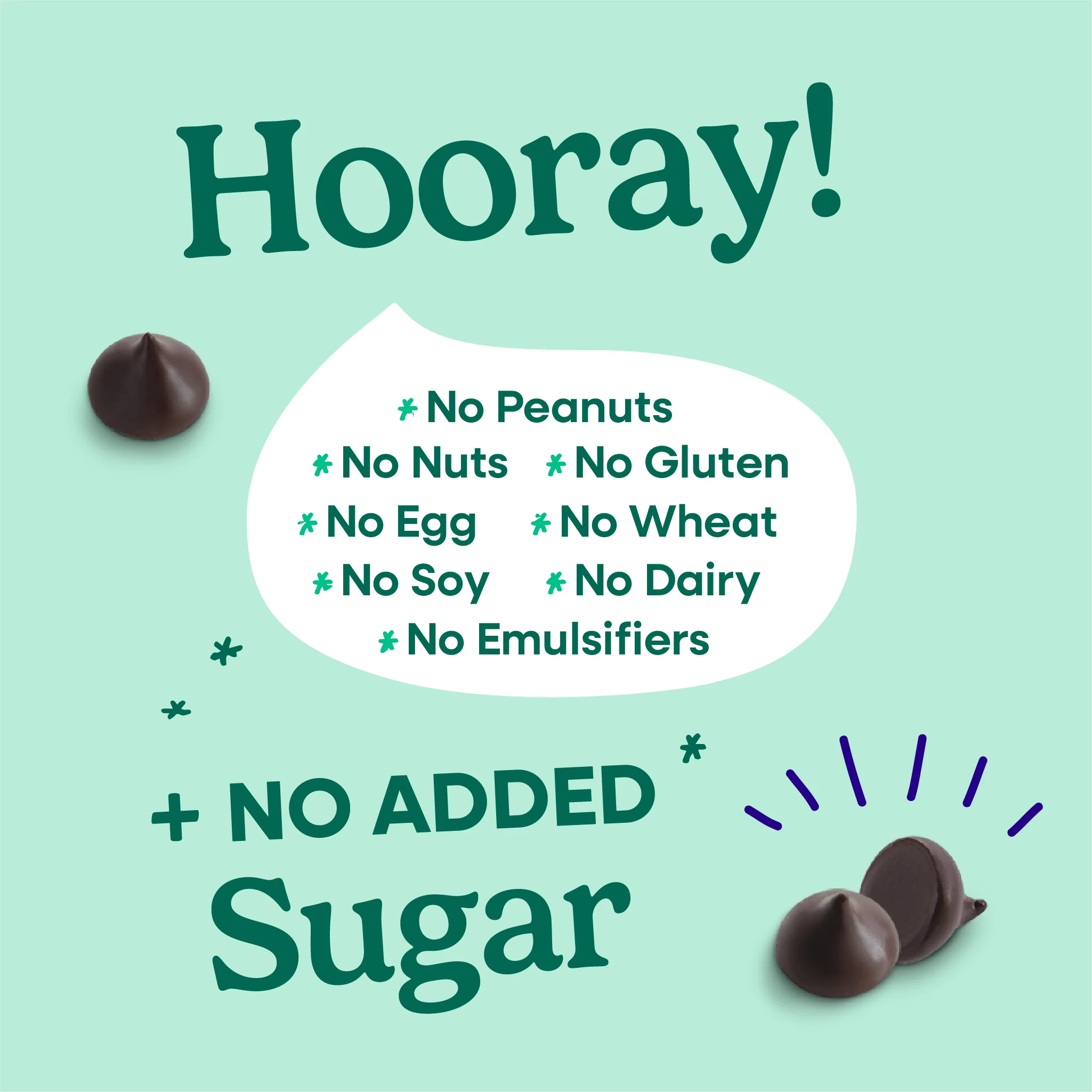 Bulk Keto Baking Chips (10 lbs) - 70% Cacao Organic Vegan Bitter-Sweet Dark Chocolate Chips with Organic Stevia (2000 ct) - Sugar Free! - Image 3